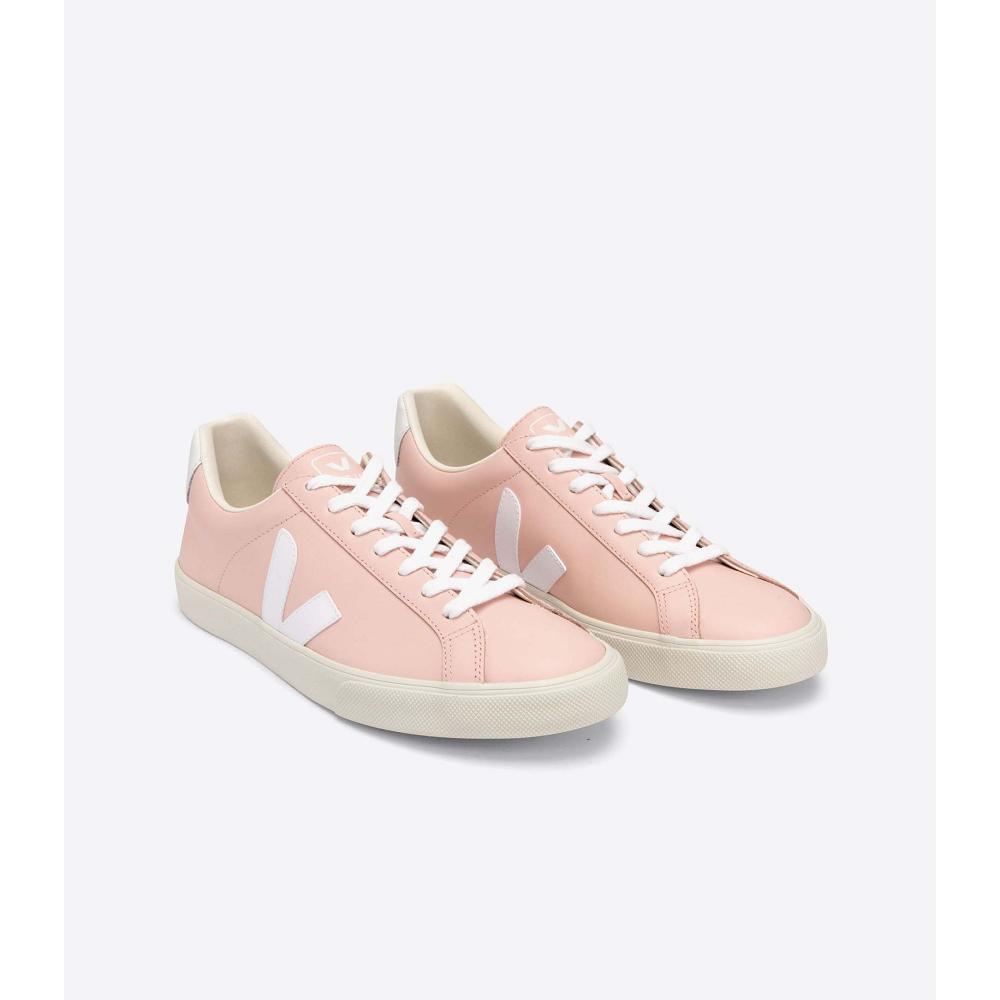 Veja ESPLAR LEATHER Sneakers Dames Roze | BE 615CTV